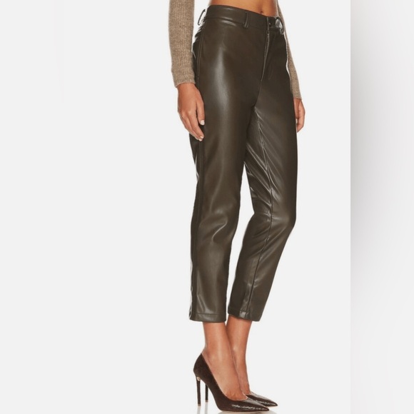 BCBGeneration Olive‎ Faux Leather Pants (S) - Picture 2 of 10